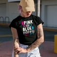 thumbnail image 2 of Pink or Blue, Mommy Loves You, Reveal of Gender Party, Military Green T-Shirt, Large, 2 of 5