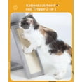 thumbnail image 5 of 14in Cat Tree Tower with 20 * 16.5in Perch Bed and Washable Top for Large Adult Cats, Condo and Scratching Post for Indoor Kitten Pet, Light Gray, 5 of 7