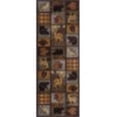 thumbnail image 3 of Nature Novelty 2.7' x 10' Multi-Color Polypropylene Indoor Area Rug, 3 of 7