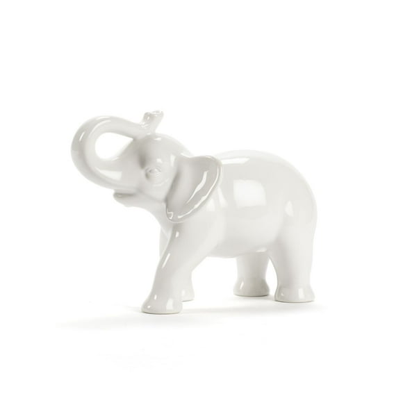 White Elephant Figurine