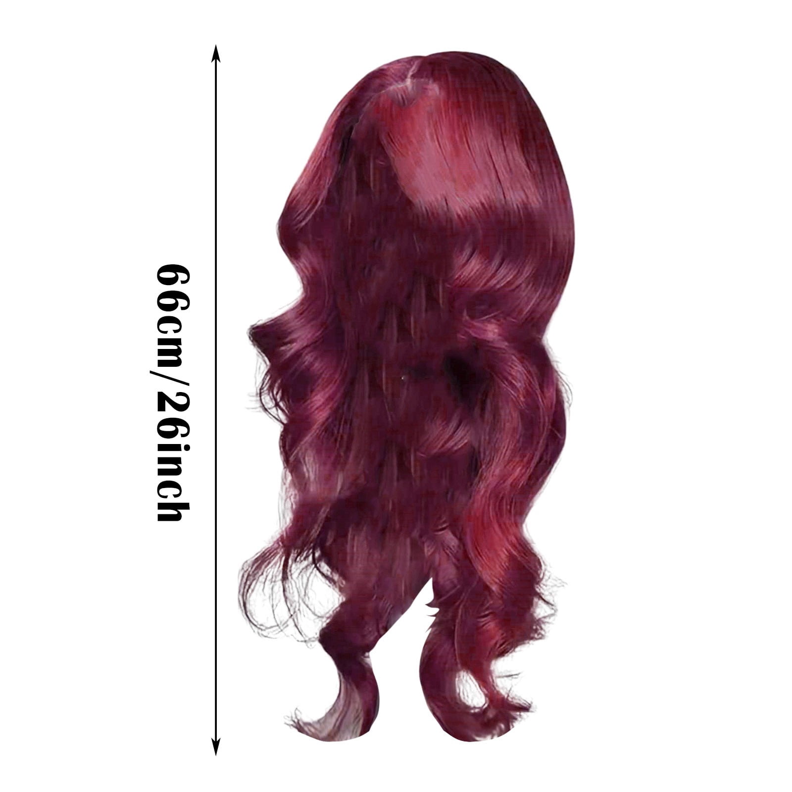 Golden Blonde Long Wavy Lace Front Wig for Women, Curly Synthetic Wig Heat Resistant Natural Looking Wigs(,One Size)