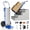 Blue, variant on Ecojoy Electric Stair Climbing Dolly, 900lbs Capacity Stair Climbing Hand Trucks, 1200W Powered Electric Dolly for Stairs, with Folding Handle & Pneumatic Wheels & 4M Safety Rope