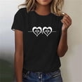 thumbnail image 2 of Black Summer Tops for Women Womens T Shirts Casual Multi Pack Generic Womens Tops Hide Belly, 2 of 4