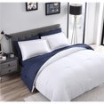 thumbnail image 3 of G3 Home 90049 Chestnut Reversible Bed in A Bag Comforter Set, White & Navy - King Size - 7 Piece, 3 of 10