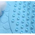 thumbnail image 5 of Alfombrilla de ducha y bañera extralarga, 10x16, suelo húmedo antideslizante para baño de ancianos y niños, alfombrillas de bañera más largas, orificios de drenaje, azul JM, 5 of 5
