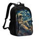 thumbnail image 1 of Easygdp Astronaut Starry Night Mochila para Laptop de Viaje con Puerto USB, Mochila para Laptop con Puerto de Carga USB para Mujeres y Hombres, 1 of 7