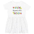 thumbnail image 3 of Inktastic Grammys Girl Bright Flowers Girls Toddler Dress, 3 of 5