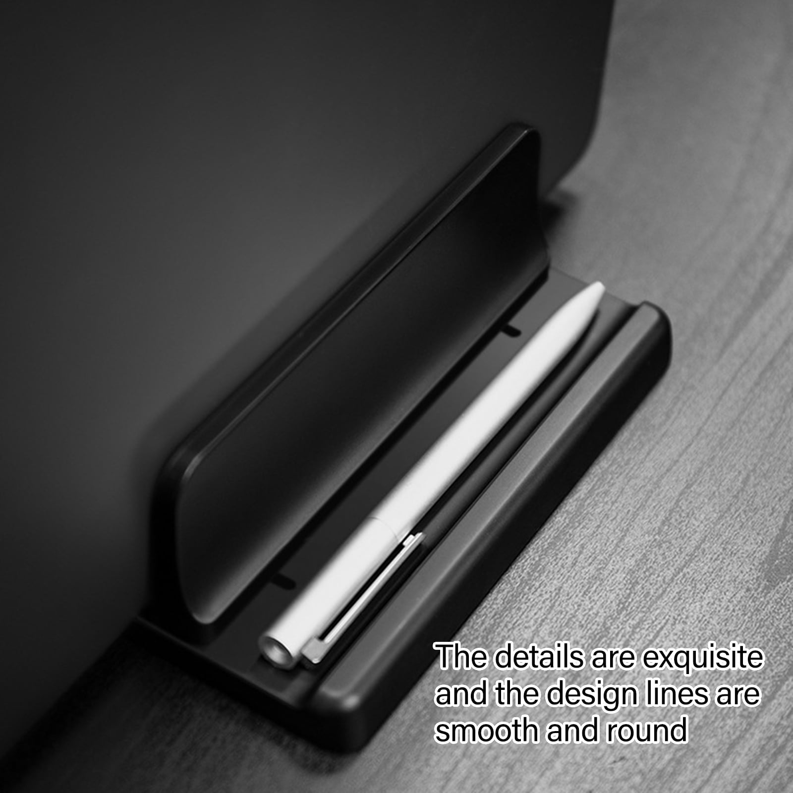 RUISINERY Vertical Laptop Stand Holder Adjustable Desktop Notebook Dock Space Saving Laptop Vertical Saving Dock Replacement