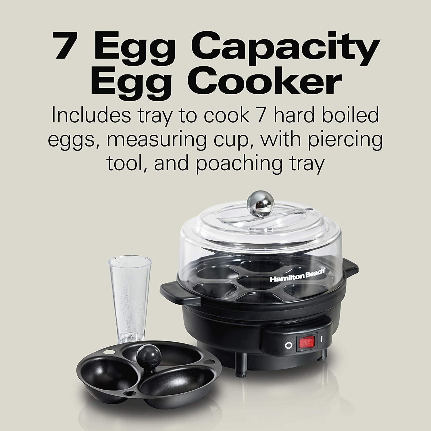 HAITRAL Electricity Egg Boiler, Rapid Egg Cooker, 7 Egg Capacity, Egg –  Oberon Distribution