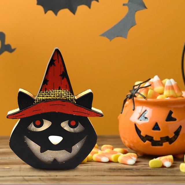 Decoración del partido de de de la lámpara de la calabaza de Halloween para niños B Soledad Linterna de Halloween