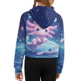 thumbnail image 2 of Chaqlin Cute Axolotl Dolphin Lightweight Comfy Casual with Pocket Athletic Sports Jacket Comfy Casual Pullover Size 9-10, 2 of 7