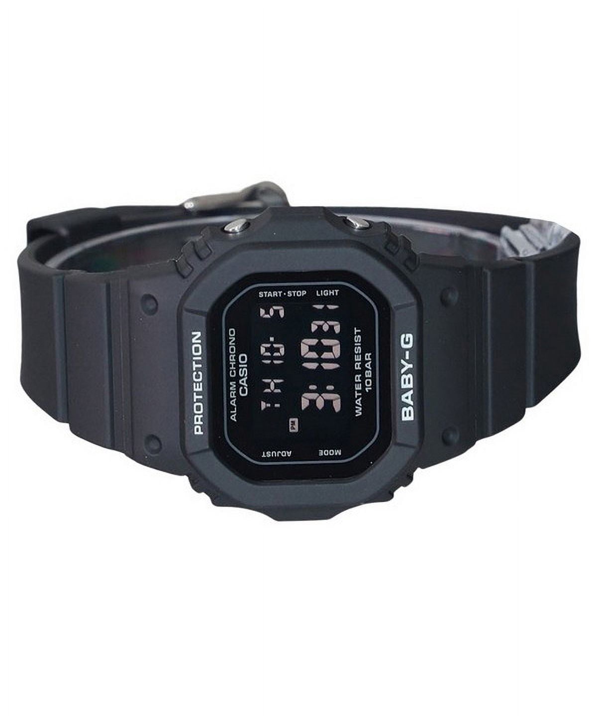 Casio Baby-G Digital Black Resin Strap Quartz BGD-565U-1 100M Women's Watch