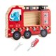 thumbnail image 1 of Juego de destornilladores, juguetes de simulación, kit de herramientas, juguete educativo de aprendizaje camión de bomberos, 1 of 9