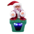 thumbnail image 1 of Navidad Eléctrico Papá Noel Juguete Tambor Muñeca Música Juguete Navidad Decoración RegaloVerde, 1 of 14