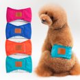 thumbnail image 1 of Cotton Anti-harassment Pet Physiological Pants With Magic Tape Moisture-absorbing Breathable Comfortable Menstrual Diaper For Dogs, 1 of 7