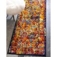 thumbnail image 1 of Unique Loom 3142394 2 ft. 7 in. x 10 ft. Basilica Rosso Runner Rug, Orange, 1 of 1