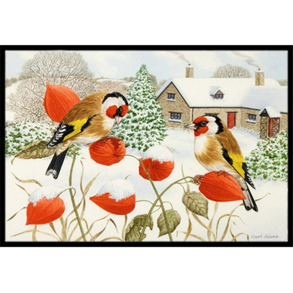 European Goldfinches Indoor or Outdoor Mat- 24 x 36