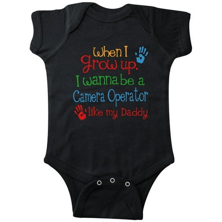 

Inktastic Future Camera Operator Like Daddy Gift Baby Boy or Baby Girl Bodysuit