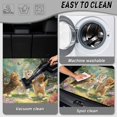 thumbnail image 5 of COEQINE Universal Auto Cargo Mat 29" x 39", Scratch-proof Non-Slip Dog Trunk Cover Stylish Car Accessory Fits Most Cars, SUVs & Trucks, Lovely Cat Floral Butterfly, 5 of 7