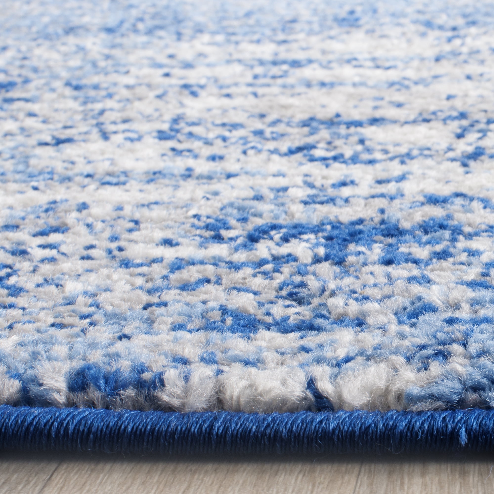 Safavieh Adirondack Rudyard Abstract Ombre Runner Rug, Silver/Blue, 2'6" x 18'