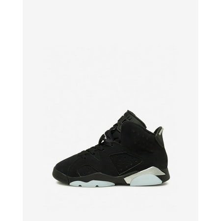 

Little Kid s Jordan 6 Retro Black Chrome Blk/Metallic Silver-Blk (DX6178 001) - 13