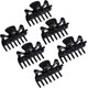 thumbnail image 1 of Pinzas de plástico para el pelo Yjmei 6 piezas CHAO negro, 1 of 4