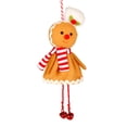 thumbnail image 2 of Adorno de hombre de jengibre para árbol de Navidad, manualidad DIY, colgante de adorno navideño con gorro de chef, 2 of 9