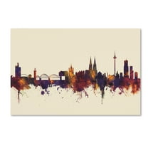 Trademark Fine Art 'Cologne Germany Skyline V' Canvas Art by Michael Tompsett