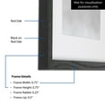 thumbnail image 3 of ArtToFrames 13" x 25" Black Picture Frame, 13x25 inch Black Wood Poster Frame (WOM-4308),  Pack, 3 of 8