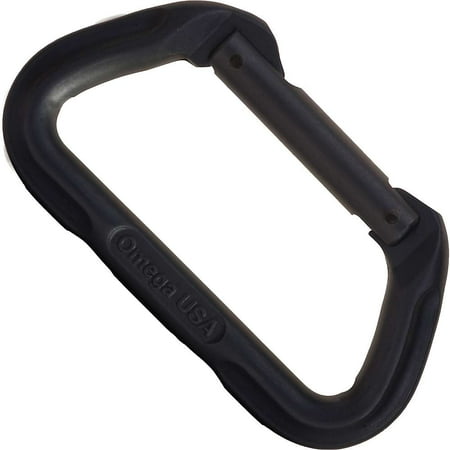 - Omega Pacific Standard D Black Carabiner