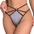 thumbnail image 2 of Aesthetic Red Lilac And White Ripple Open Type Women's Panties Crotch Opening G-strings Thongs Lingeries Underwear, 2 of 7