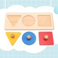 thumbnail image 4 of Baby Toddler Hand Grabbing Puzzles Geometric Toy Early Childhood Inset Toys(Three Color Panel), 4 of 8