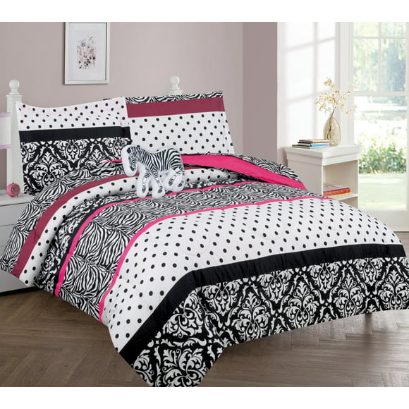 Zebra Comforters, Zebra Twin Bed In A Bag