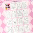thumbnail image 3 of Lindo libro de dibujo para niños de Sanrio Kuromi Cinnamoroll Hangyodon, libro para colorear, libro para colorear, libro de grafitis para estudiantes, regalo, 3 of 3