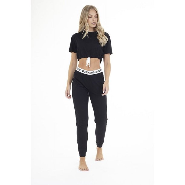 Brave Soul - Set de Estar por Casa Diseño Weekend Mode Dreams para Mujer (Negro)