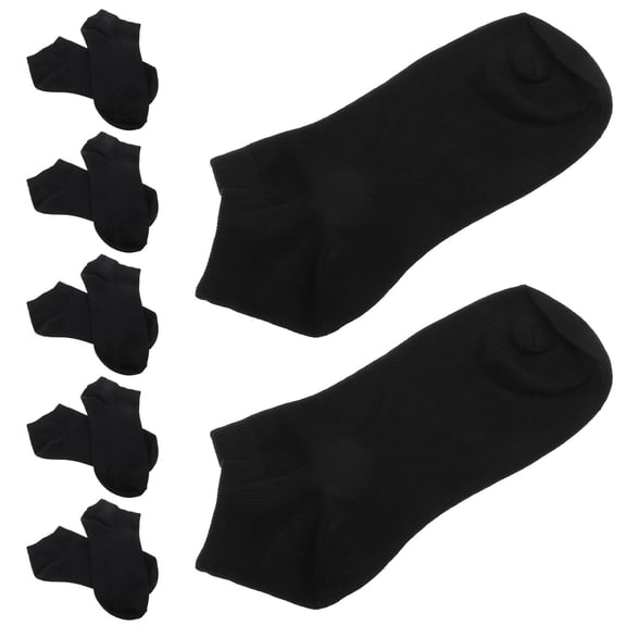 Worgeous 6 Pairs Women's Invisible No- Socks Thin Breathable Cotton Ankle Socks Sweat-Wicking Socks for Casual and Athletic Use