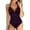 Red, variant on Women's One-Piece Swimsuits Bikini Solid Colour Backless Fashion Bathing Suit for Women