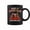 Black, variant on Black Lab Labrador Dog Red Truck Merry Christmas Lights Xmas Coffee Mugs