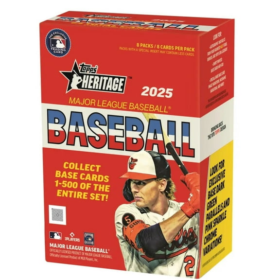 2025 Topps Heritage Baseball 8-Pack Blaster Box