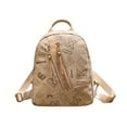 thumbnail image 4 of Mochila para mujer, bolsa de viaje para mujer, para viajes diarios, citas, mochilero, viajes de vacaciones , blanquecino Beige, 4 of 9
