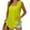 Yellow, variant on Njoeus Tank Tops for Women Summer Sleeveless Flowy T-Shirt Loose Fitting Tunic Top Comfy Pleated Neck Basic Blouse S-XXL
