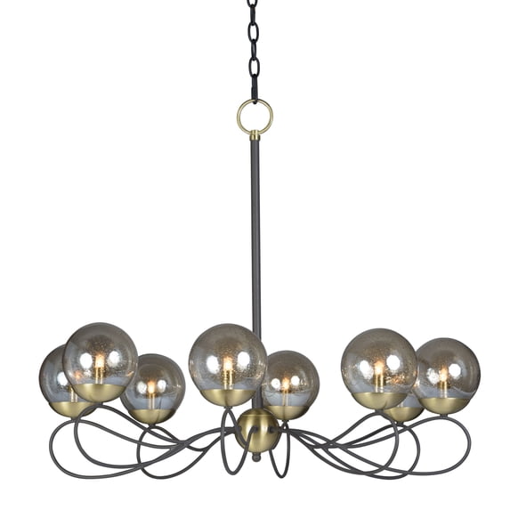 Maxim 20465/Bux Reverb 31" Wide 8 Light Chandelier