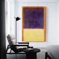 thumbnail image 3 of Mark Rothko - Impresión en lienzo de color rojo, naranja, tostado y morado, 1954, póster para pared, regalo, foto, pintura, póster, decoración de habitación, decoración del hogar, 30 x 45 cm, 3 of 6