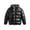 Black, variant on Men's Winter Down Coat Solid Color High End Insulated Jacket For Cold Weather