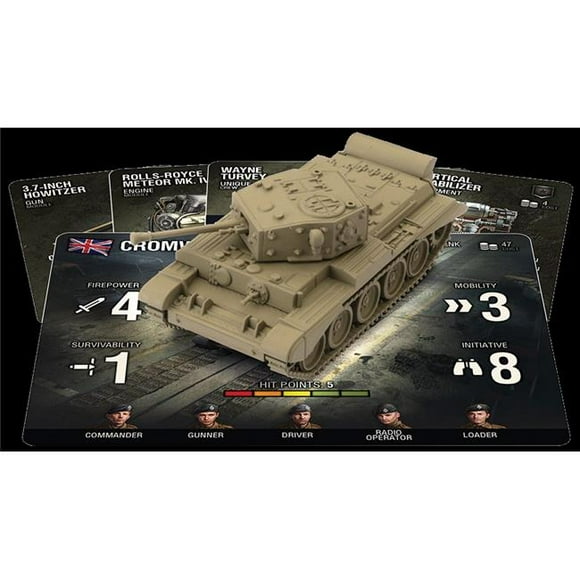 Gale Force 9 GF9WOT09 Monde des Réservoirs Miniatures Jeu - W2 Britannique Cromwell