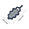 thumbnail image 7 of UNLLLL Wave Style Ponytail Clip, Vertical Banana Hair Claw with Twisting Design, Strong Hold Hair Accessory for Thick Hair, for Simple Updo Daily Styling and Travel (Navy Blue), 7 of 7