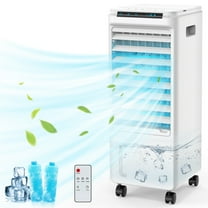 Comfyhome 22'' Portable Evaporative Air Conditioner Cooler Fan Anion Humidify W/Remote Control, 300 Sq. ft., Personal Indoor Space Cooler