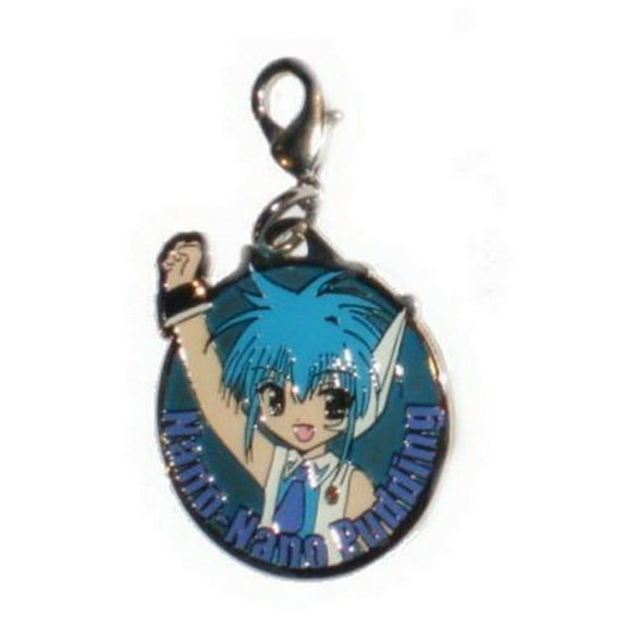 Galaxy Angel Nano-Nano Pudding Charm Keychain