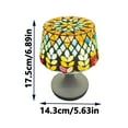 thumbnail image 3 of YingYouFu Nightlight DIY Stained Glass Lamp Shade Reading Desk Light 6.89 Inches for Bedroom Study Living Room Office For Valentines Day Birthday Girls And Students, 3 of 5