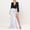 White, variant on Skirt Skorts Women Solid Color Multi Layer High Slit Asymmetrical Maxi Skirt Tiered Mesh High Slit Flowing Ankle Length High Waist Dramatic Evening Beach Resort Party Skirts